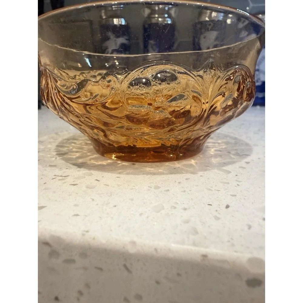 McKee Rock Crystal Amber 4 3/4